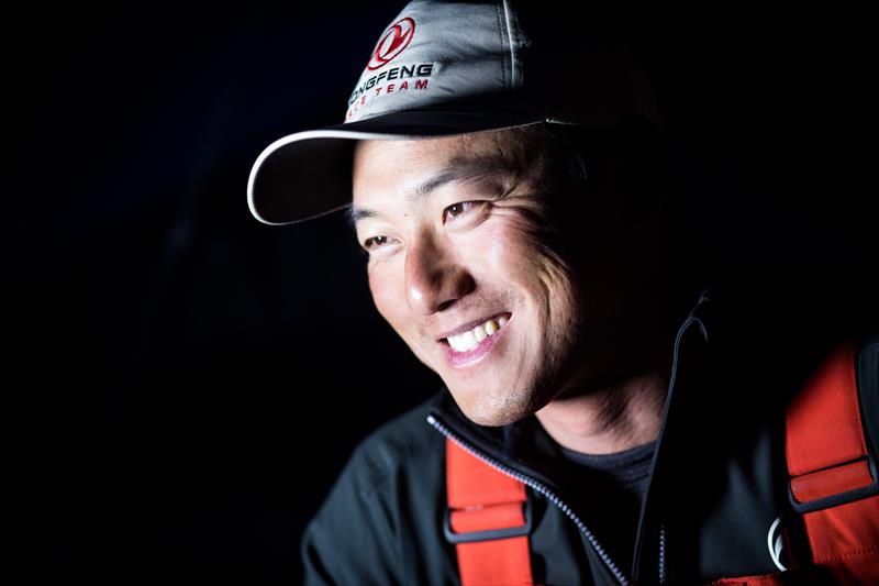 Dongfeng's Chen Jinhao after the Rolex Fastnet Race - photo © Eloi Stichelbaut / Dongfeng Race Team