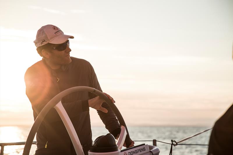 VOR Leg Zero - Plymouth to St. Malo on board Dongfeng photo copyright Martin Keruzore / Volvo Ocean Race taken at  and featuring the Volvo One-Design class