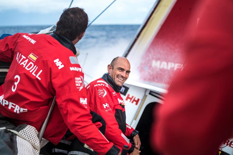 VOR Leg Zero - Rolex Fastnet Race day 3 on board MAPFRE photo copyright Ugo Fonolla / Volvo Ocean Race taken at  and featuring the Volvo One-Design class