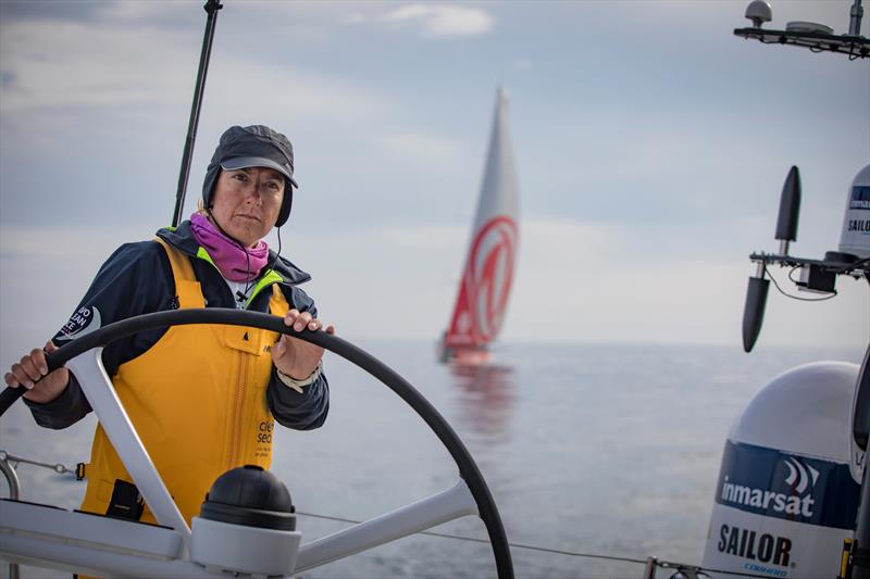 Volvo Ocean Race Leg Zero Saint Malo to Lisbon, on board Turn the Tide on Plastic photo copyright Jeremie Lecaudey / Volvo Ocean Race taken at  and featuring the Volvo One-Design class