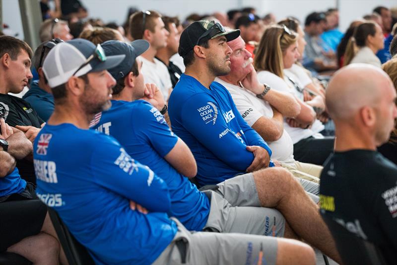 Vestas 11th Hour Racing sailors attend the Volvo Ocean Race Sustainability Training on 30 September 2017 in Lisbon, Portugal photo copyright Jen Edney / Volvo Ocean Race taken at  and featuring the Volvo One-Design class