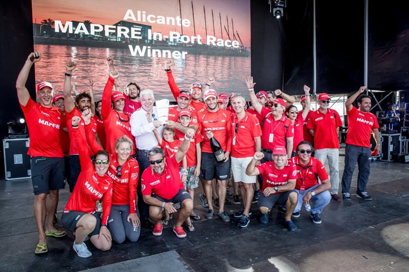 MAPFRE win the MAPFRE In-Port Race Alicante - photo © María Muiña / MAPFRE