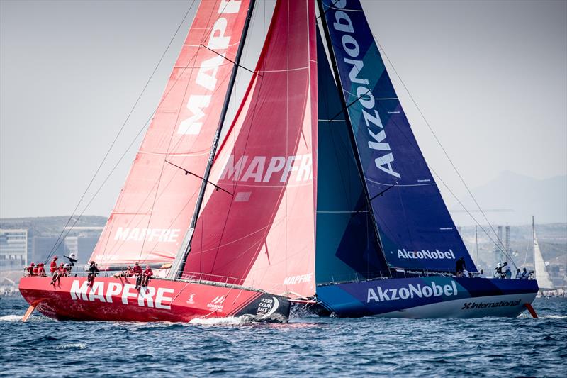 MAPFRE win the MAPFRE In-Port Race Alicante - photo © María Muiña / MAPFRE