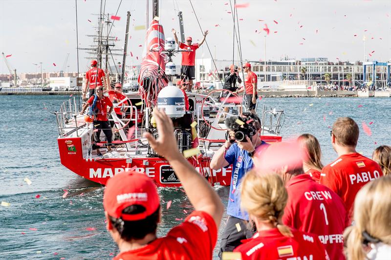 Volvo Ocean Race Leg 1 Start in Alicante photo copyright María Muiña / MAPFRE taken at  and featuring the Volvo One-Design class