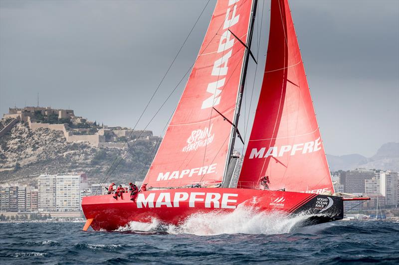 Volvo Ocean Race Leg 1 Start in Alicante photo copyright María Muiña / MAPFRE taken at  and featuring the Volvo One-Design class