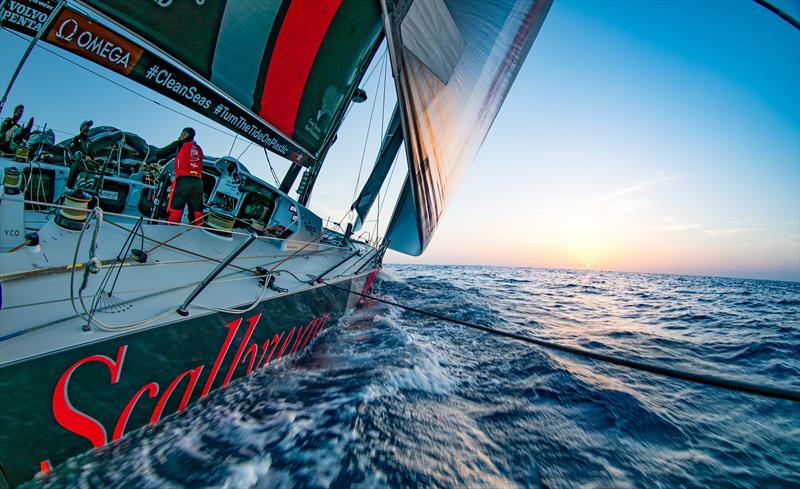 On board Sun Hung Kai / Scallywag during Volvo Ocean Race Leg 1: Alicante to Lisbon - photo © Jeremie Lecaudey / Volvo Ocean Race