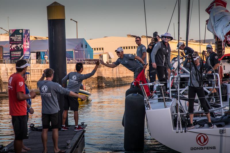 Dongfeng Race Team take third place in Leg 1 of the Volvo Ocean Race photo copyright E.Stichelbaut / Dongfeng Race Team taken at  and featuring the Volvo One-Design class