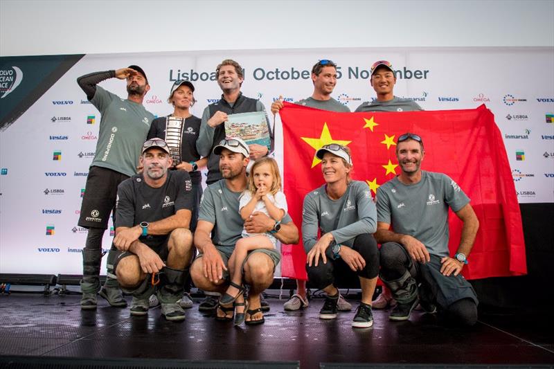 Dongfeng Race Team take third place in Leg 1 of the Volvo Ocean Race photo copyright E.Stichelbaut / Dongfeng Race Team taken at  and featuring the Volvo One-Design class