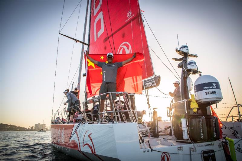 Dongfeng Race Team take third place in Leg 1 of the Volvo Ocean Race - photo © E.Stichelbaut / Dongfeng Race Team