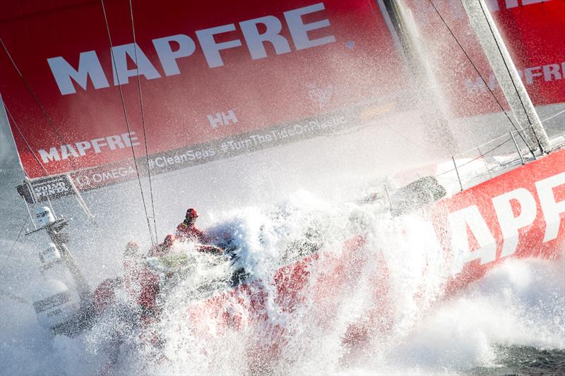 Start of Volvo Ocean Race Leg 2: Lisbon to Cape Town - photo © Maria Muina / MAPFRE