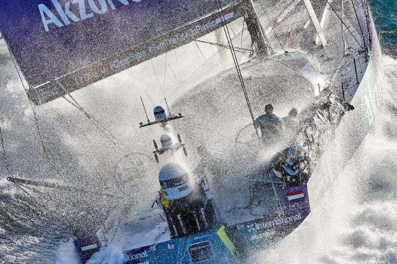 Start of Volvo Ocean Race Leg 2: Lisbon to Cape Town - photo © Thierry Martinez / team AkzoNobel