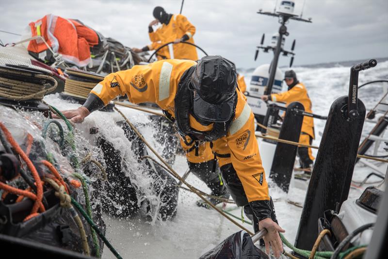 On board Turn the Tide on Plastic during Volvo Ocean Race Leg 2: Lisbon to Cape Town - photo © Sam Greenfield / Volvo Ocean Race