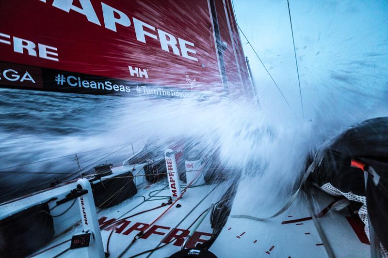 On board MAPFRE during Volvo Ocean Race Leg 2: Lisbon to Cape Town photo copyright Ugo Fonolla / Volvo Ocean Race taken at  and featuring the Volvo One-Design class