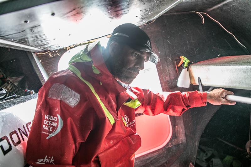 Onboard Dongfeng during Volvo Ocean Race leg 2 - photo © Jeremie Lecaudey / Volvo Ocean Race