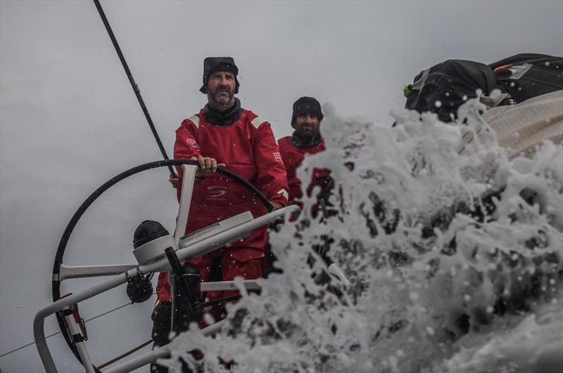 Steve Hayles on board Sun Hung Kai / Scallywag during Volvo Ocean Race leg 2 - photo © Konrad Frost / Volvo Ocean Race