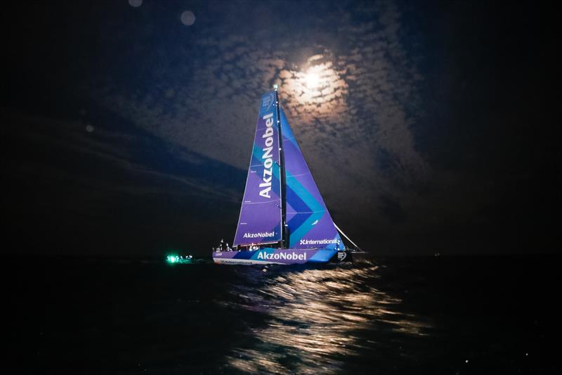 team AkzoNobel finish 5th in Volvo Ocean Race Leg 2 - photo © Pedro Martinez / Volvo Ocean Race