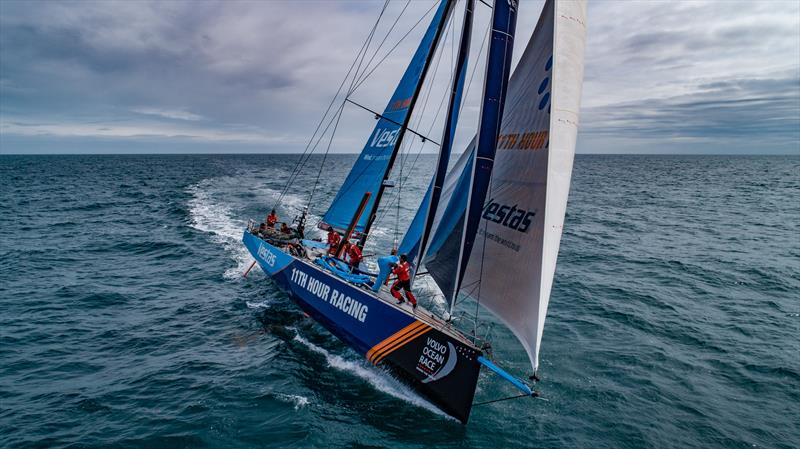 Vestas 11th Hour Racing finish the Volvo Ocean Race 2017-18 photo copyright Jeremie Lecaudey / Volvo Ocean Race taken at  and featuring the Volvo One-Design class