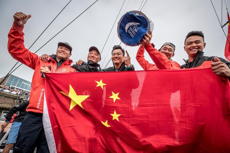 Dongfeng Race Team win the Volvo Ocean Race 2017-18 photo copyright Ainhoa Sanchez / Volvo Ocean Race taken at  and featuring the Volvo One-Design class