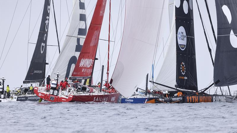 The Ocean Race Europe Leg 1 Finish in Cascais, Portugal photo copyright Sailing Energy / The Ocean Race taken at  and featuring the Volvo One-Design class