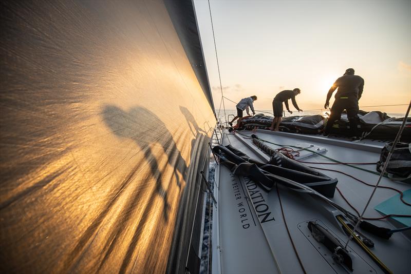 On Board Mirpuri Foundation Racing Team during The Ocean Race Europe Leg 3 from Alicante, Spain, to Genoa, Italy photo copyright Martin Keruzore / Mirpuri Foundation Race Team / The Ocean Race taken at  and featuring the Volvo One-Design class
