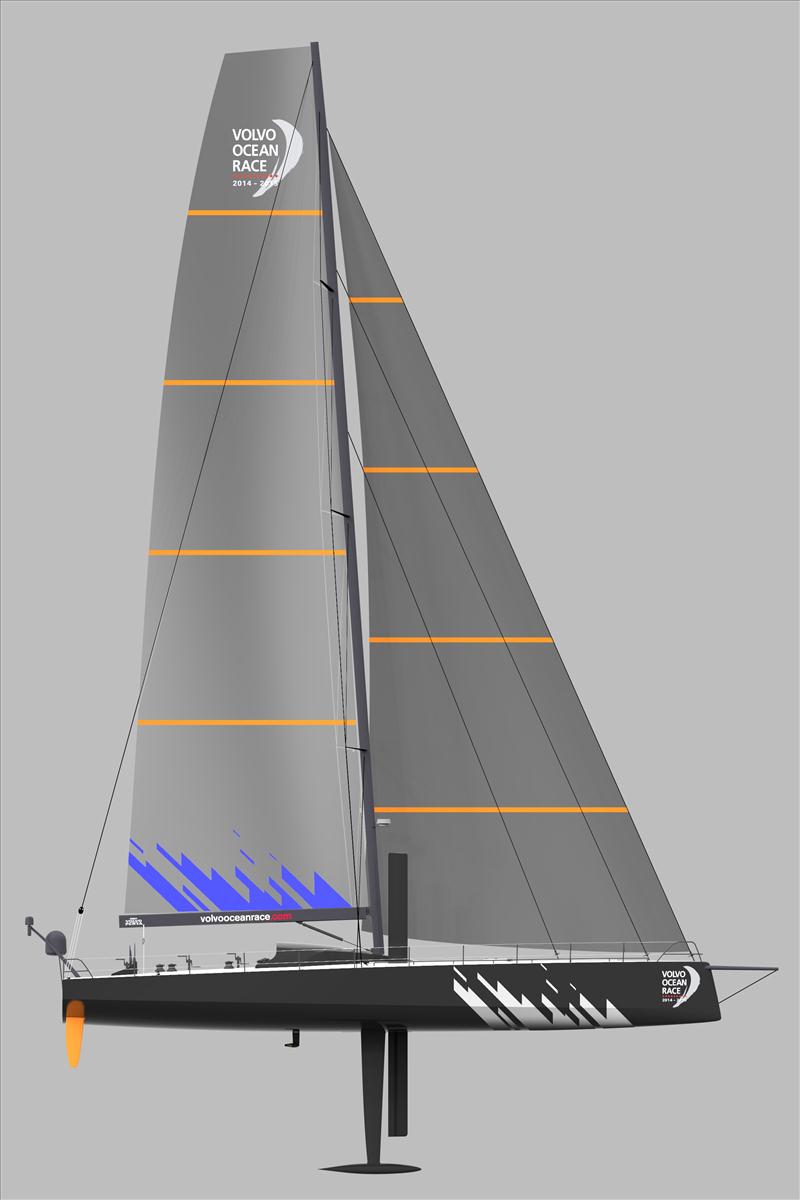Renderings of the new Farr Yacht Design that will be used in the next two editions of the Volvo Ocean Race photo copyright Farr Yacht Design taken at  and featuring the Volvo 70 class