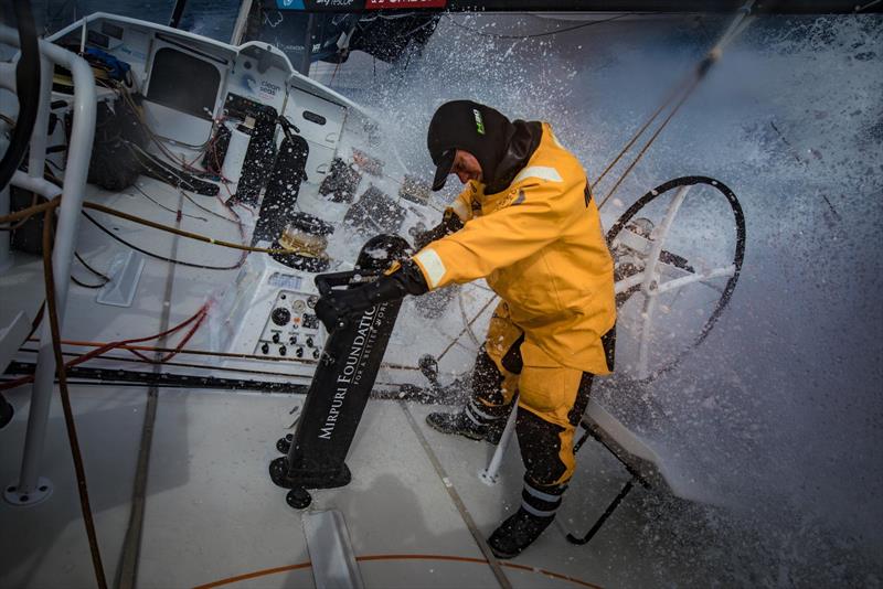 Leg 3, Cape Town to Melbourne, day 09, on board Turn the Tide on Plastic. - photo © Jeremie Lecaudey / Volvo Ocean Race