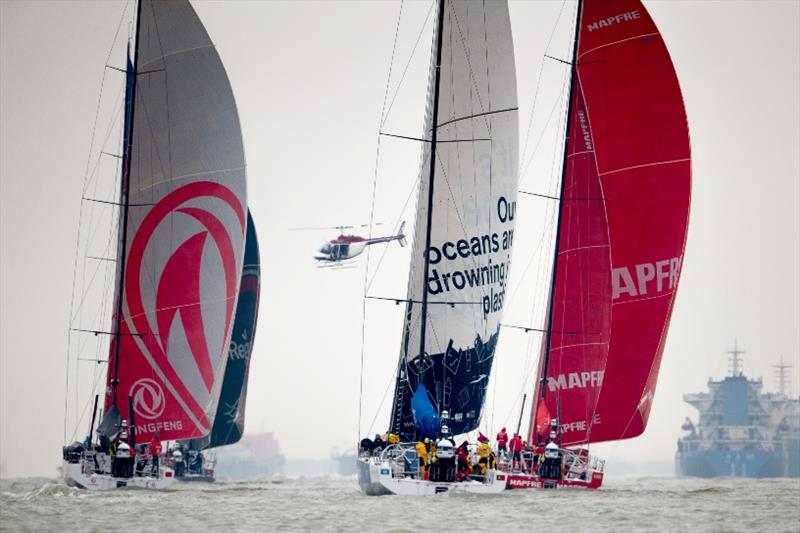 Volvo Ocean Race Guangzhou Stopover. 05 February photo copyright Pedro Martinez / Volvo Ocean Race taken at  and featuring the Volvo One-Design class