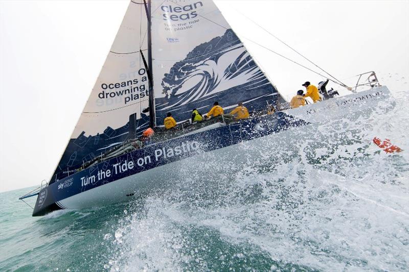 Volvo Ocean Race Leg 6 to Auckland, day 1 on board Turn the Tide on Plastic photo copyright Pedro Martinez / Volvo Ocean Race taken at  and featuring the Volvo One-Design class