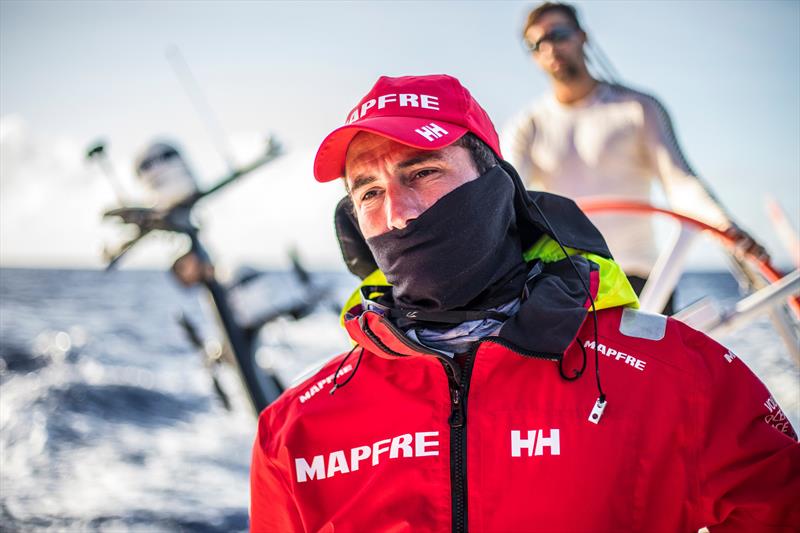 Leg 6 to Auckland, Day 7 on board MAPFRE, Blair Tuke. 13 February,  photo copyright Ugo Fonolla / Volvo Ocean Race taken at  and featuring the Volvo One-Design class