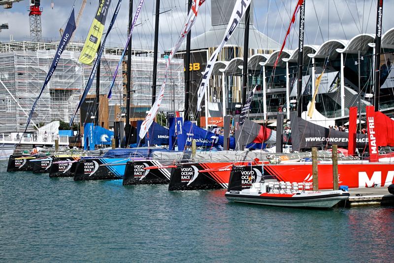 Volvo Ocean Race fleet ready to race - March 18, 2018 - photo © Richard Gladwell