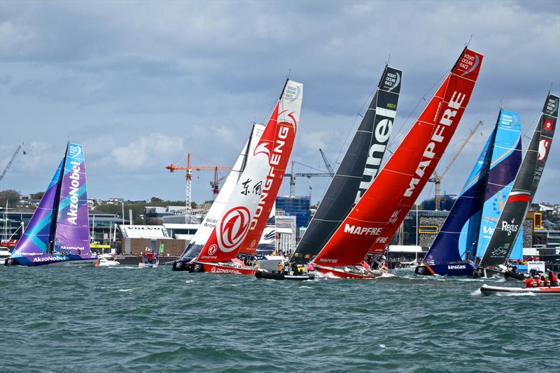 Start - Volvo Ocean Race - Auckland - Leg 7 Start - Auckland - March 18, - photo © Richard Gladwell