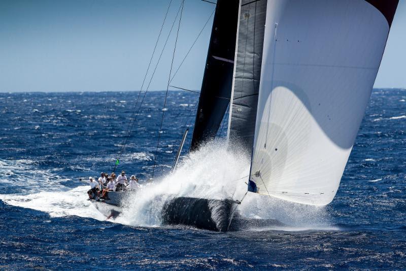 Closing in on Bermuda - Warrior, Stephen Murray Jr's modified Volvo 70 - 2018 Antigua Bermuda Race - Day 3 photo copyright Paul Wyeth taken at Royal Bermuda Yacht Club and featuring the Volvo 70 class