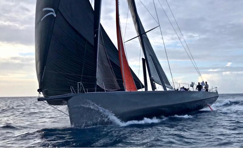 Setting a new race record, Warrior, turbo-charged Volvo 70 skippered by Stephen Murray Jr photo copyright Louay Habib taken at Royal Bermuda Yacht Club and featuring the Volvo 70 class
