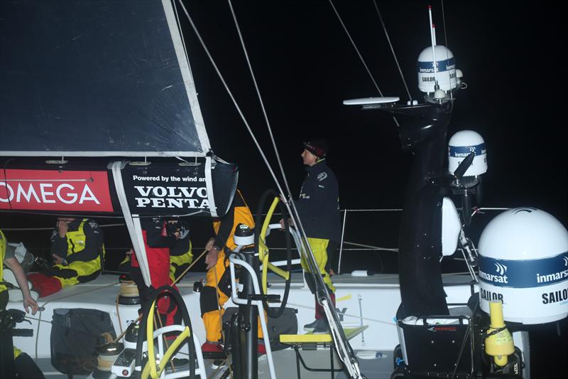 Team Brunel - Leg 9, from Newport to Cardiff, arrivals. 29 May,  photo copyright Jesus Renedo / Volvo Ocean Race taken at  and featuring the Volvo One-Design class