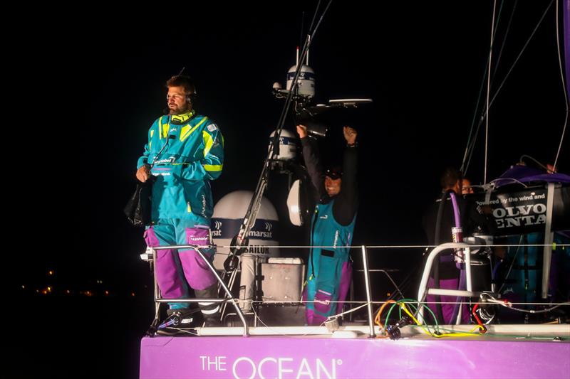 Simeon Tienpont - Leg 9, from Newport to Cardiff, arrivals. 29 May,  photo copyright Jesus Renedo / Volvo Ocean Race taken at  and featuring the Volvo One-Design class