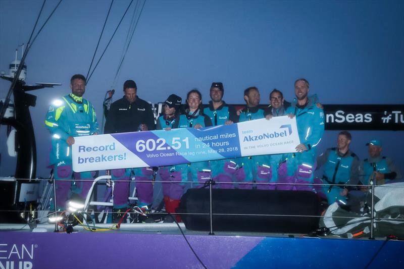 team AkzoNobel - Leg 9, from Newport to Cardiff, arrivals. 29 May, . - photo © Jesus Renedo / Volvo Ocean Race