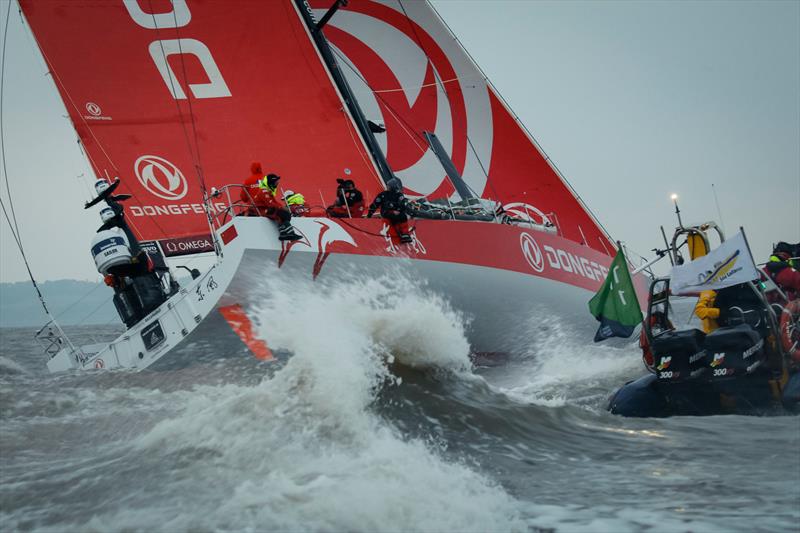 Dongfeng - Leg 9, from Newport to Cardiff, arrivals. 29 May, . - photo © Jesus Renedo / Volvo Ocean Race