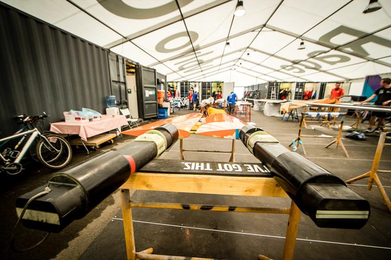 The Boatyard services the seven boat Volvo Ocean Race fleet at each stopover - photo © Jesus Renedo / Volvo Ocean Race