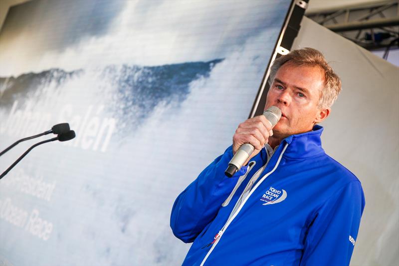 Johan Salen - co President of the Volvo Ocean Race - photo © Jesus Renedo / Volvo Ocean Race