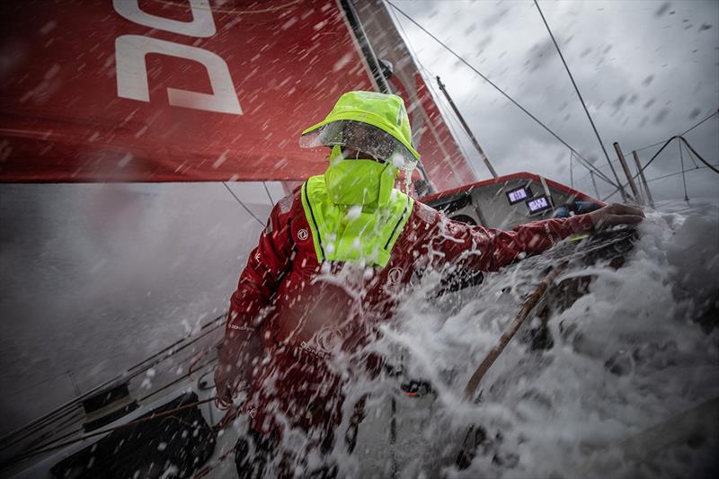 Volvo Ocean Race Leg 10, from Cardiff to Gothenburg, day 05 on board Dongfeng. Justine Mettraux. 14 June, 2018 photo copyright Martin Keruzore / Volvo Ocean Race taken at  and featuring the Volvo One-Design class