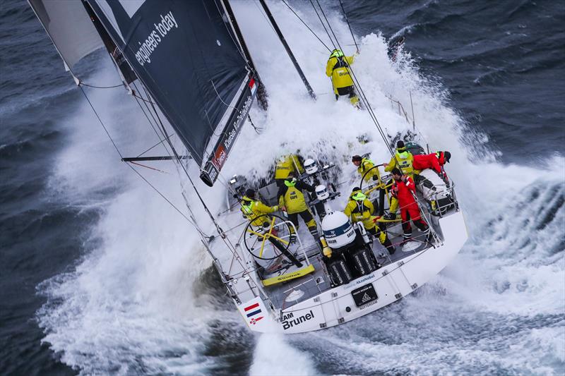 Team Brunel - Leg 10, from Cardiff to Gothenburg, arrivals. 14 June,  photo copyright Ainhoa Sanchez / Volvo Ocean Race taken at  and featuring the Volvo One-Design class