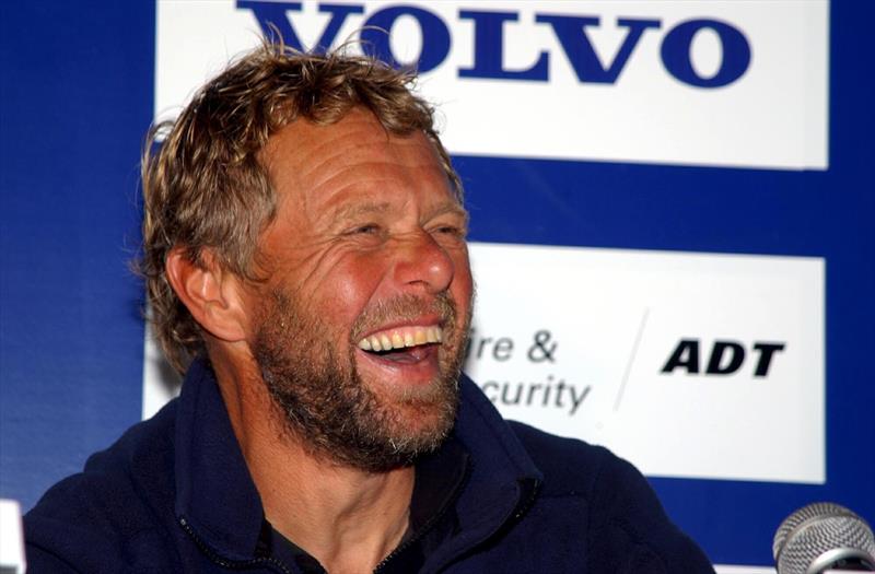 Assa Abloy skipper Magnus Olsson (SWE) at the press conference in Cape Town 2001/02 Volvo Ocean Race photo copyright Volvo Ocean Race Volvo Ocean Race taken at  and featuring the Volvo 70 class