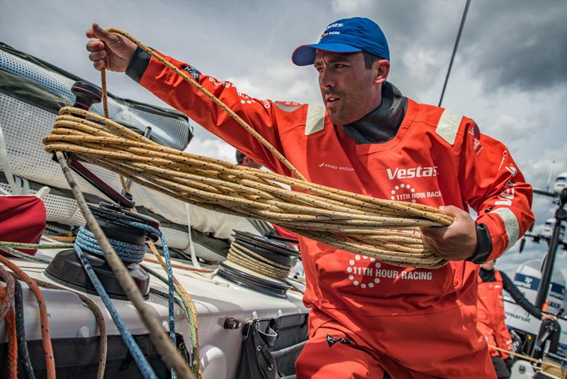 Leg 11, from Gothenburg to The Hague, Day 02 on board Vestas 11th Hour. 22 June, . Mark Towill. - photo © Jeremie Lecaudey / Volvo Ocean Race