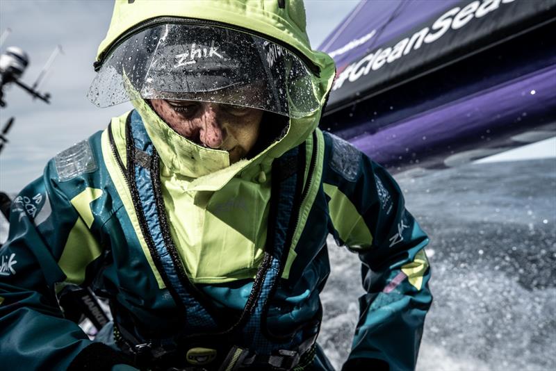 Leg 11, from Gothenburg to The Hague, day 3 on board AkzoNobel. 23 June, . Emily Nagel photo copyright James Blake / Volvo Ocean Race taken at  and featuring the Volvo One-Design class