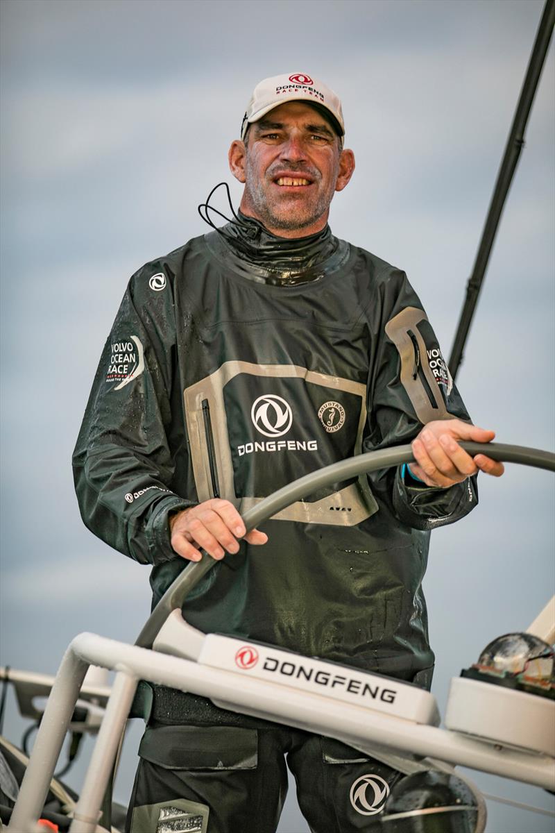 Stu BannatynLeg 02, Lisbon to Cape Town, day 02, Morning on board Dongfeng. First morning of leg 2 offshore photo copyright Jeremie Lecaudey / Volvo Ocean Race taken at  and featuring the Volvo One-Design class