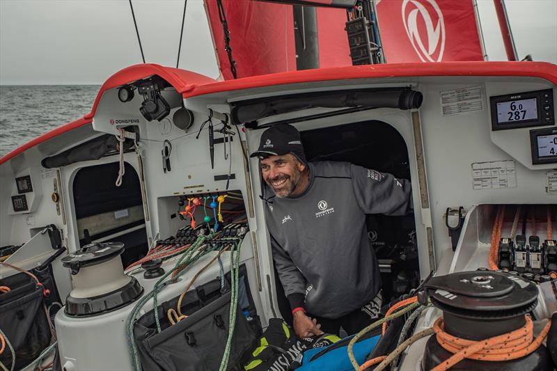 Stu Bannatynne has become the first sailor to win four Whitbread/Volvo Races with his win on Dongfeng in the 2017/18 edition photo copyright Jeremie Lecaudey / Volvo Ocean Rac taken at  and featuring the Volvo One-Design class