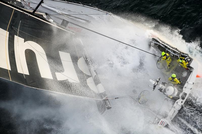 Volvo Ocean Race Leg 11, from Gothenburg to The Hague, day 03. Heli LIVE as the fleet blast south, eyes set on The Hague. 23 June - photo © Ainhoa Sanchez / Volvo Ocean Race