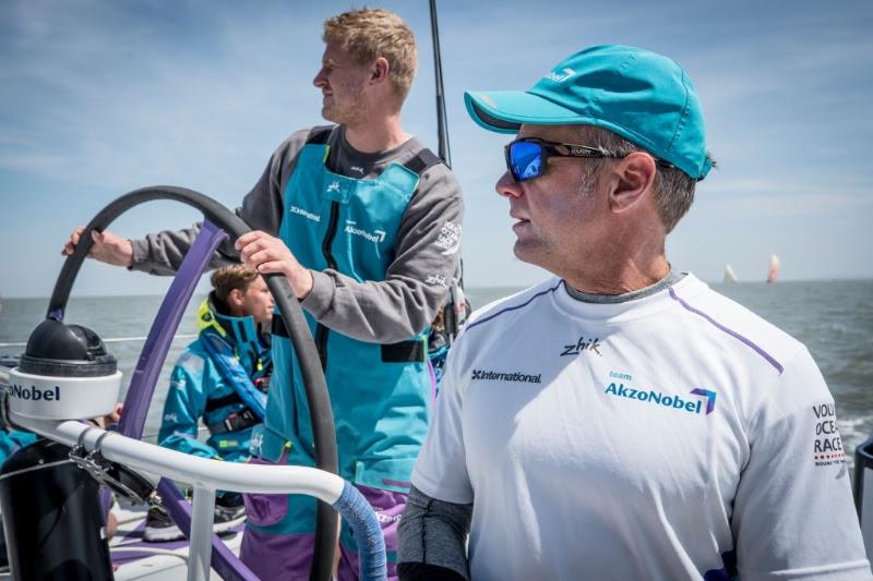 Team AkzoNobel sailors Chris Nicholson (AUS) and Nicolai Sehested (DEN) aim to co-skipper a campaign in the 2021-22 Volvo Ocean Race photo copyright James Blake / Volvo Ocean Race taken at  and featuring the Volvo One-Design class