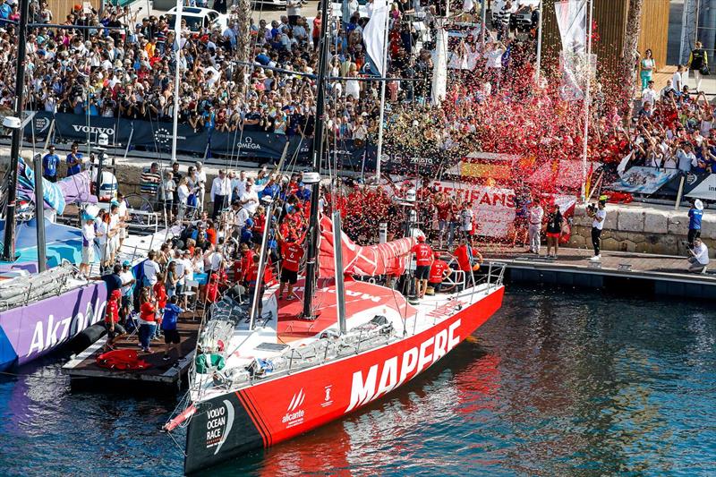 Alicante before the start Volvo Ocean Race - October 22,2017 photo copyright The Ocean Race taken at  and featuring the Volvo One-Design class