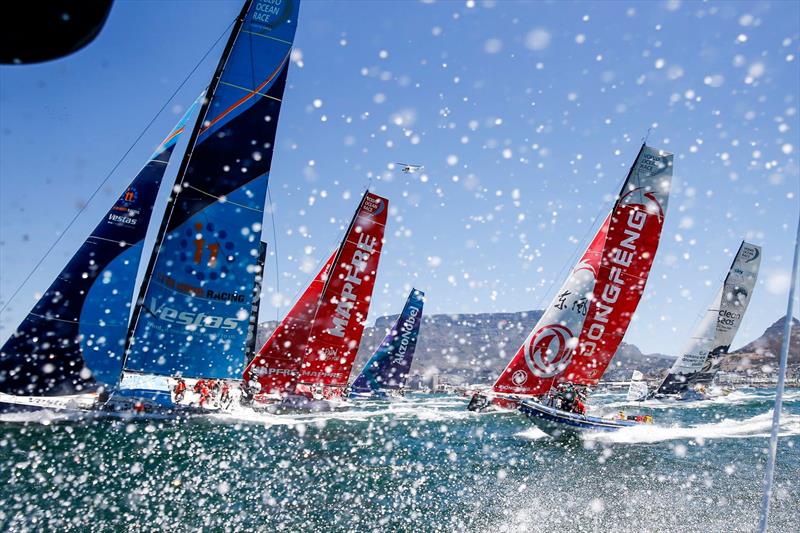 In Port Race - Cape Town - 2017/18 Volvo Ocean Race December 11, 2017 photo copyright The Ocean Race taken at  and featuring the Volvo One-Design class